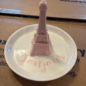Pink Eiffel Tower Jewelry Dish